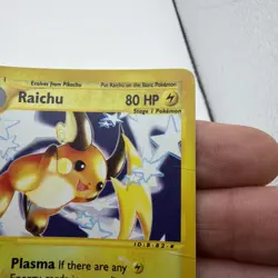 Pokemon Raichu Expedition Base Set 61/165 Reverse Holo Rare HP - Image 5