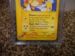 Raichu cgc 10 GEM MINT NON-HOLO Expedition 2002 E-Reader 61/165 psa card Pokem - Image 3
