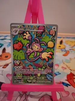 Ambipom 107/094 Me02: Phantasmal Flames Holo NM Pokemon TCG - Image 1