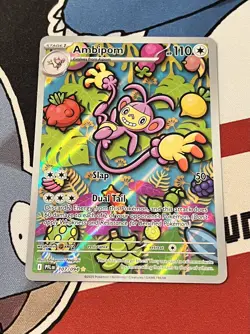 Ambipom 107/094 Me02: Phantasmal Flames Illustration Rare Holo Pokemon TCG - Image 2
