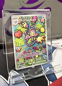 Ambipom 107/094 Me02: Phantasmal Flames Illustration Rare Holo Pokemon TCG - Image 5
