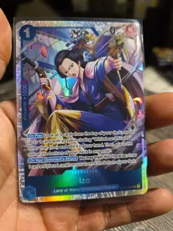 One Piece TCG ST22 Ace & Newgate - Izo ST22-002 SR Full Art Foil. Nm. - Image 3