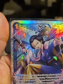 One Piece TCG ST22 Ace & Newgate - Izo ST22-002 SR Full Art Foil. Nm. - Image 4