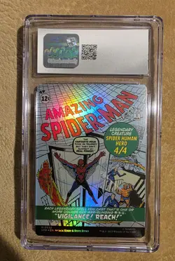 Magic MTG Peter Parker (0232) (Borderless) Spider-Man FOIL CGC Gem Mint 10 - Image 2