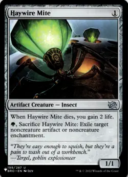 MTG Haywire Mite Normal NM The List Reprints Magic 199/012 - Image 1
