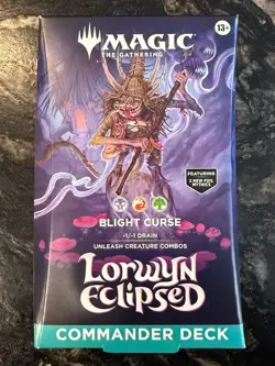 Magic: The Gathering - Lorwyn Eclipsed Commander Deck - Blight Curse Sealed New - Image 1