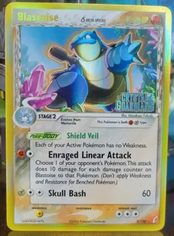 Blastoise (Delta Species) 2/100 Crystal Guardians Reverse Holo - Image 1
