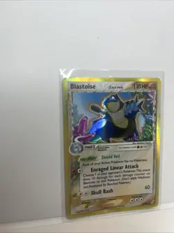 Pokemon TCG Blastoise Delta Species EX Crystal Guardians 2/100 Reverse Holo - Image 3