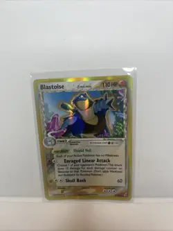 Pokemon TCG Blastoise Delta Species EX Crystal Guardians 2/100 Reverse Holo - Image 4