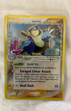 Pokemon TCG EX Crystal Guardians Holo Blastoise Delta Species #2/100 - NM - Image 1