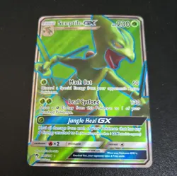 POKEMON TCG SCEPTILE GX 196/214 S&M LOST THUNDER FULL ART UR!! - Image 1