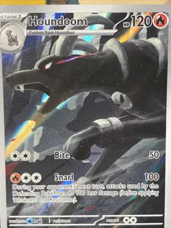 Houndoom 066/064 Pokemon TCG Sv: Shrouded Fable Illustration Rare Holo - Image 3