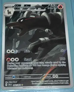 2024 Pokemon TCG Sv: Shrouded Fable Houndoom 066/064 Holo Illustration Rare - Image 1