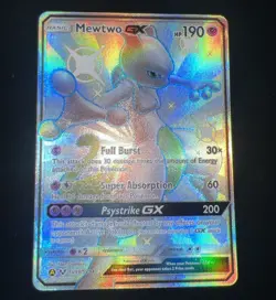 2019 Pokemon TCG Mewtwo GX Sv59/Sv94 Hidden Fates: Shiny Vault Holo - Image 1