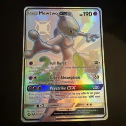 2019 Pokemon TCG Mewtwo GX Sv59/Sv94 Hidden Fates: Shiny Vault Holo - Image 2