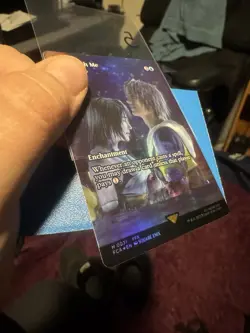 Magic: The Gathering Stay with Me Enchantment FFX Full Art Foil Card - Image 2