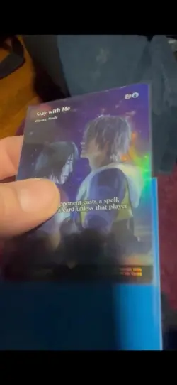 Magic: The Gathering Stay with Me Enchantment FFX Full Art Foil Card - Image 5