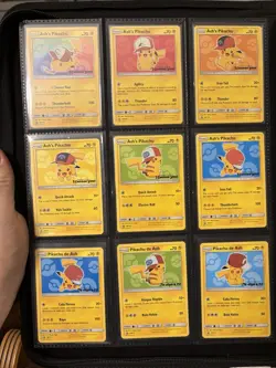 Ash's Pikachu Set 2017 Promo Card Pokemon 'I Choose You' Movie SM108-114 NM/M - Image 1