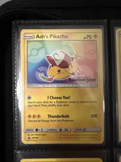 Ash's Pikachu Set 2017 Promo Card Pokemon 'I Choose You' Movie SM108-114 NM/M - Image 4