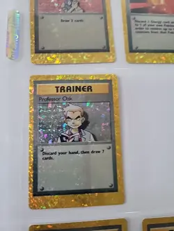 Lot of 8 Holo Trainer Pokemon Sticker Cards Nintendo 1999 - Image 5