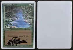 Signed MtG Magic Mark Poole Artist Proof _ Revised _ STREAM OF LIFE _VHTF 1/100! - Image 1