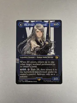 Final Fantasy MTG - Jill, Shiva's Dominant Borderless Rare Non-Foil (Near Mint) - Image 1