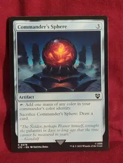 Commander's Sphere 0276 Non Foil Common LOTR Commander MTG Near Mint - Image 1