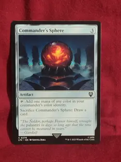 Commander's Sphere 0276 Non Foil Common LOTR Commander MTG Near Mint - Image 3