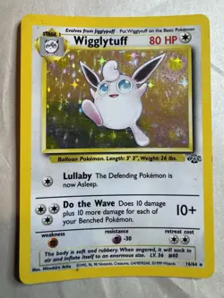 Pokemon TCG Wigglytuff Holo Rare Card 16/64 Jungle - Image 1