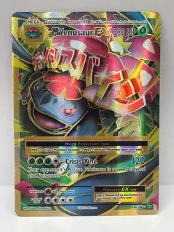 M Venusaur EX Ultra Rare Pokemon TCG Evolutions 100/108 - Image 1
