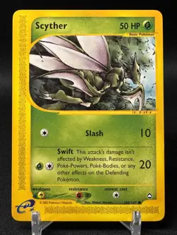Pokemon TCG - Scyther 106/147 - Aquapolis - NM - Image 1