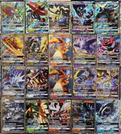 48 Lot Pokemon TCG S-CHN. GX Holo Sogaleo Lunala Charizard Espeon Dialga#1 JD90 - Image 1