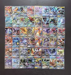48 Lot Pokemon TCG S-CHN. GX Holo Sogaleo Lunala Charizard Espeon Dialga#1 JD90 - Image 2