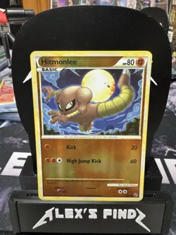 Pokemon TCG Hitmonlee 52/90 Undaunted Reverse Holo LP - Image 1