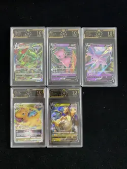 2024 Pokemon TCG S.Chinese CS4aC 058/132 RR Espeon V OCD 10 Pristine Lot*5 JL89 - Image 1