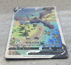 Pokemon Aerodactyl V 180/196 Alt Art Holo Rare 2022 Lost Origin TCG Card - Image 2