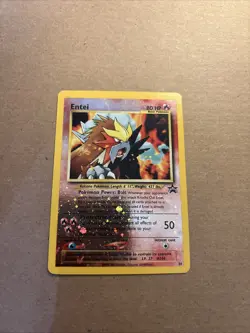 Pokemon TCG Entei Wizards Black Star Promos 34 Holo Promo Promo - Image 1