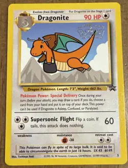 Dragonite - 5 - Pokemon Movie Black Star Promo - MP - Image 1