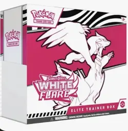 Pokemon TCG White Flare ETB Elite Trainer Box English New Factory Sealed - Image 1