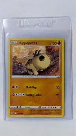 2 Corner Square Cut - Hippopotas 79/189 - Error Misprint - Pokemon TCG - Image 5
