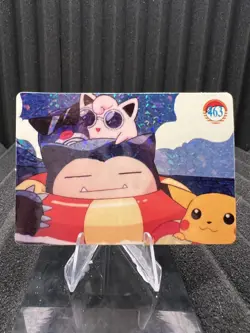 Pokemon Vintage Pocket Monsters Vending HOLO Prism Sticker Bandai 1999 Nintendo - Image 1