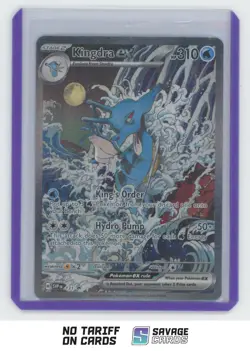2024 Pokemon Scarlet & Violet Black Star Promo Full Art Kingdra ex #131 - Image 1