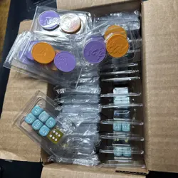 Lot of Pokemon TCG Dice, Damage Counters, Poison/burn Marker + sealed Energy - Image 1