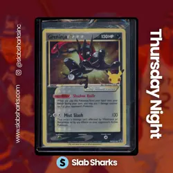 2019 POKEMON SWORD & SHIELD BLACK STAR PROMO #SWSH144 GRENINJA GOLD STAR - Image 1