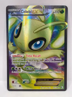 Celebi EX Ultra Rare Pokemon TCG Boundaries Crossed 141/149 NM- - Image 1
