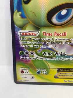 Celebi EX Ultra Rare Pokemon TCG Boundaries Crossed 141/149 NM- - Image 5