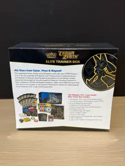 POKEMON CROWN ZENITH FACTORY SEALED ELITE TRAINER BOX ETB - Image 2