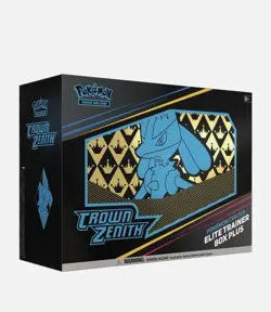 Crown Zenith Pokemon Center Elite Trainer Box Plus ETB - New Factory Sealed - Image 1