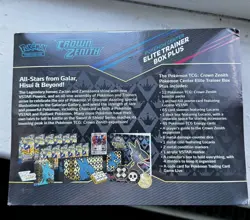Crown Zenith Pokemon Center Elite Trainer Box Plus ETB - New Factory Sealed - Image 3