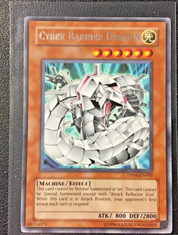 Yugioh Cyber Barrier Dragon DP04-EN002 Rare NM/LP - Image 1
